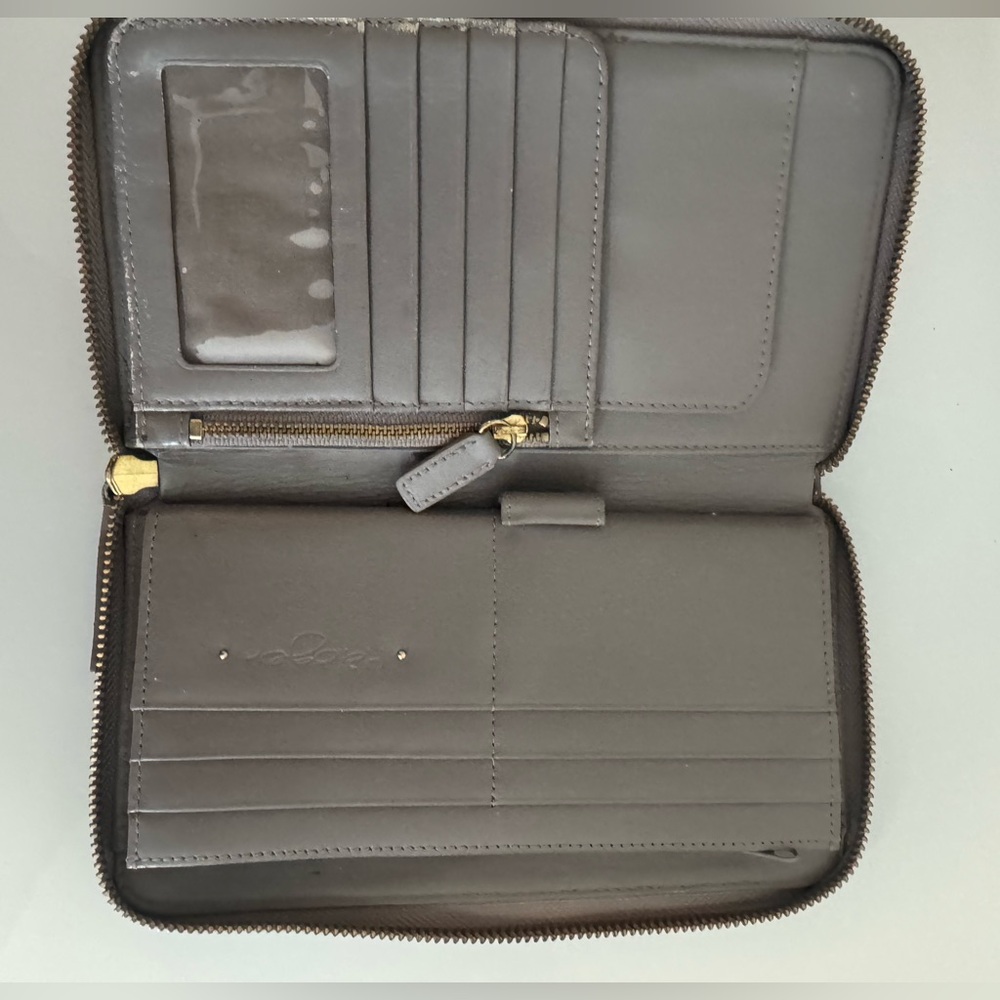 Halogen Grey Travel Wallet